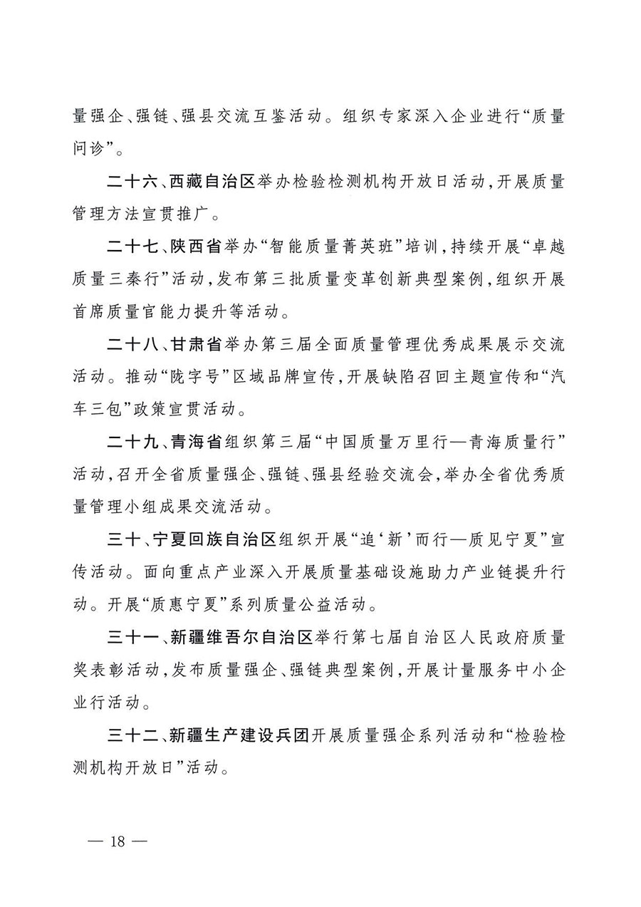 中國質量檢驗協會關于轉發《關于開展2025年全國&ldquo;質量月&rdquo;活動的通知》的通知(中檢辦發〔2025〕114號)