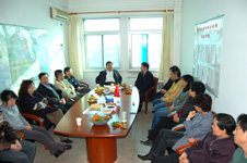 2009年1月19日,時任國家質檢總局副局長劉平均帶領時任質量司司長孫波一行考察協會并慰問協會干部職工,送來新春的問候